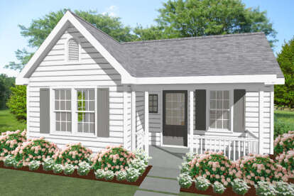 Cottage House Plan #1502-00002 Elevation Photo
