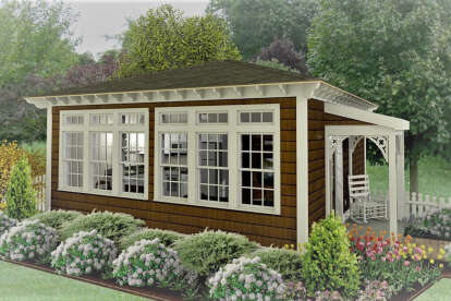 Cottage House Plan #1502-00003 Elevation Photo