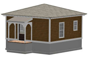 Cottage House Plan #1502-00003 Elevation Photo