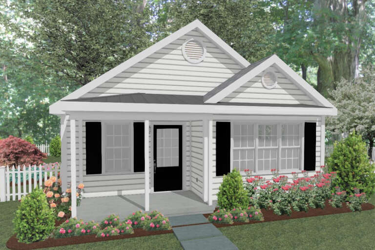 Cottage House Plan #1502-00004 Elevation Photo