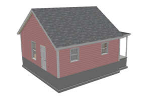 Cottage House Plan #1502-00004 Elevation Photo