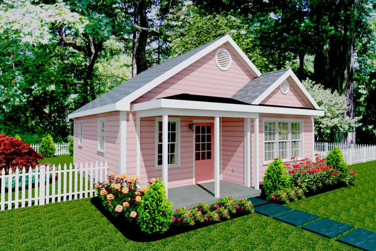 Cottage House Plan #1502-00004 Elevation Photo