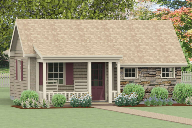 House Plan House Plan #24630 Front Elevation 