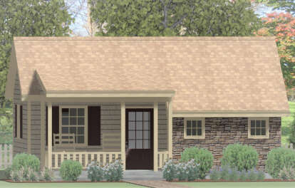 Cottage House Plan #1502-00005 Elevation Photo