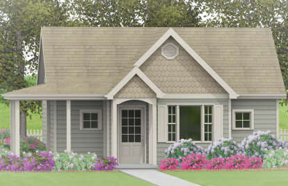 Cottage House Plan #1502-00006 Elevation Photo