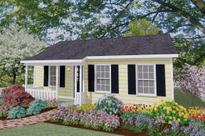 Cottage House Plan #1502-00011 Elevation Photo
