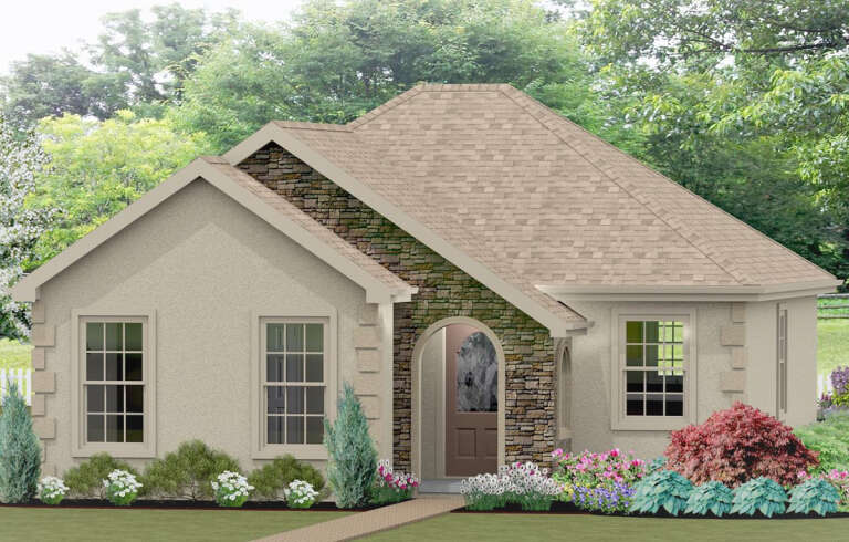 House Plan House Plan #24637 Front Elevation 