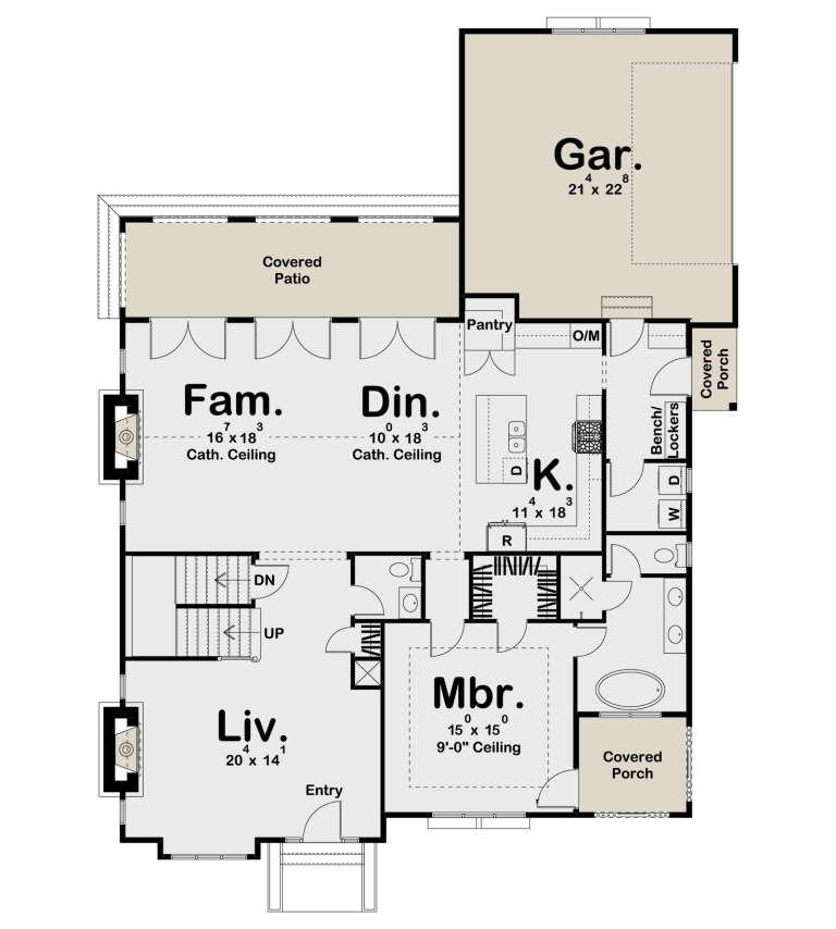 House Plan House Plan #24638 Drawing 1