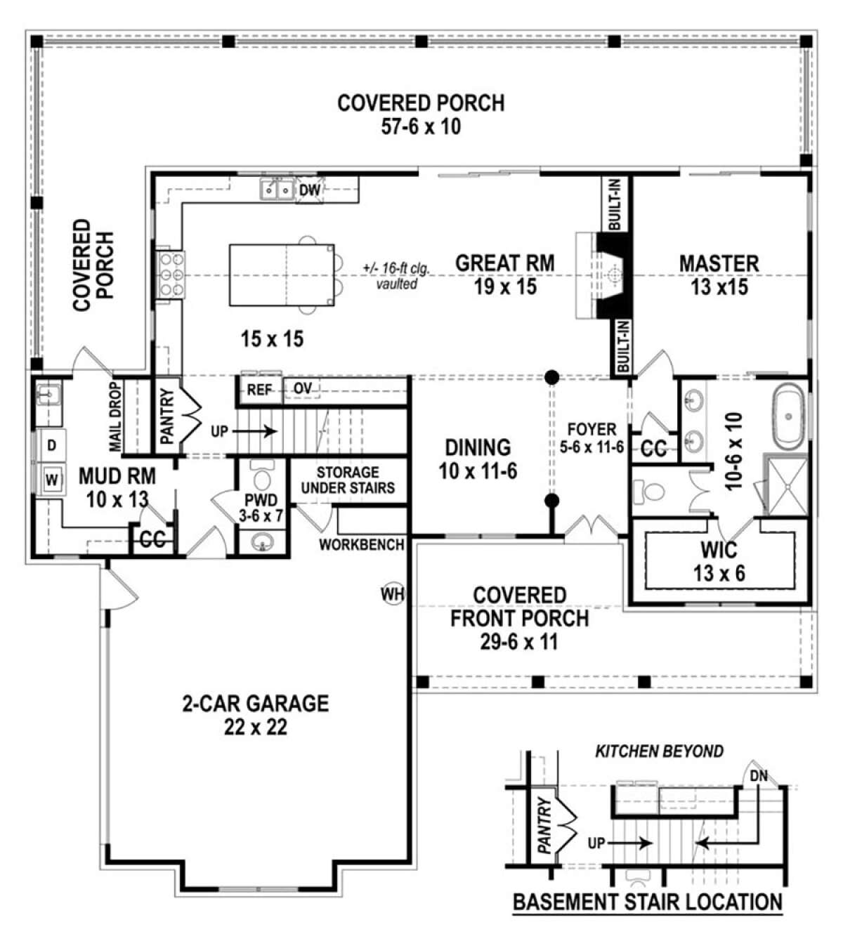 Main Floor for House Plan #4195-00037