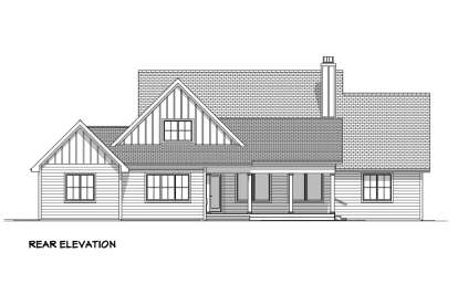 Modern Farmhouse House Plan #3125-00028 Elevation Photo
