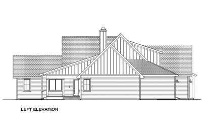 Modern Farmhouse House Plan #3125-00028 Elevation Photo