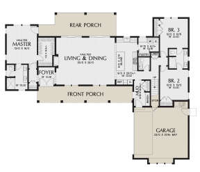 Main Floor for House Plan #2559-00842