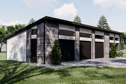 Modern House Plan #963-00436 Elevation Photo