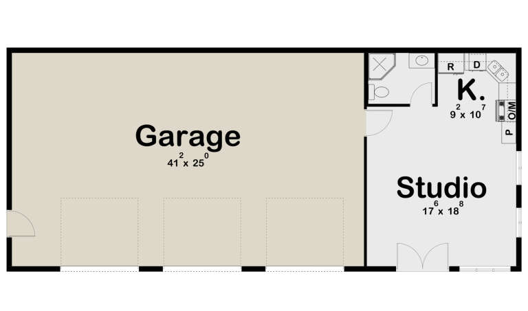 House Plan House Plan #24643 Drawing 1