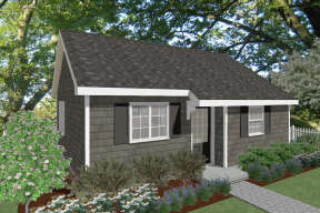 Cottage House Plan #1502-00015 Elevation Photo