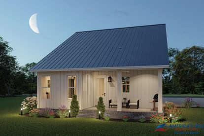 Modern Farmhouse House Plan #041-00227 Elevation Photo