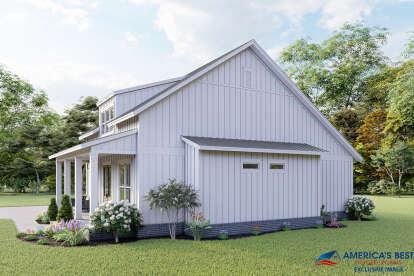 Modern Farmhouse House Plan #041-00227 Elevation Photo