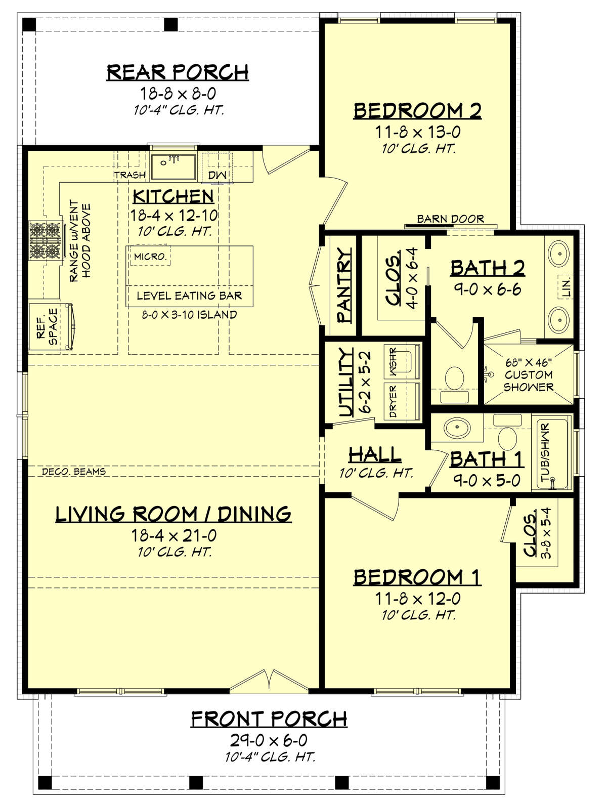 Main Floor for House Plan #041-00227