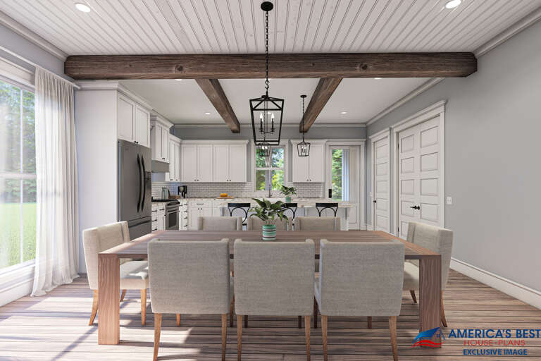 Modern Farmhouse House Plan #041-00227 Additional Photo