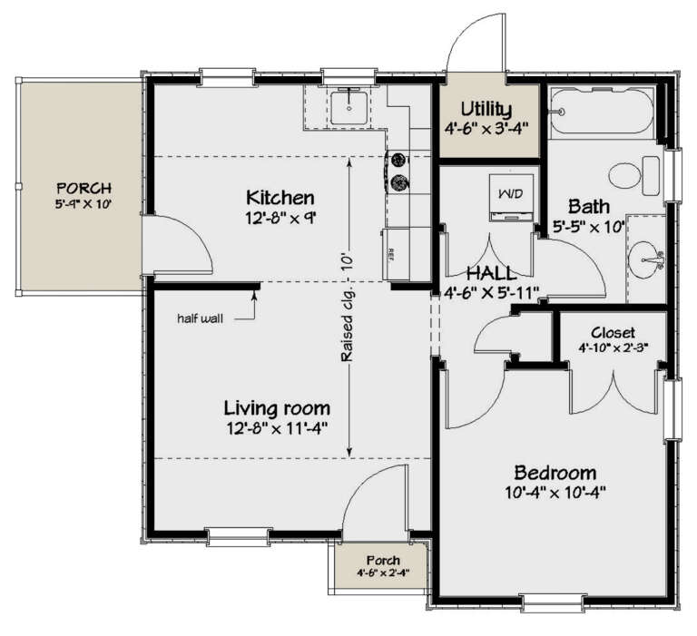 House Plan House Plan #24648 Drawing 1