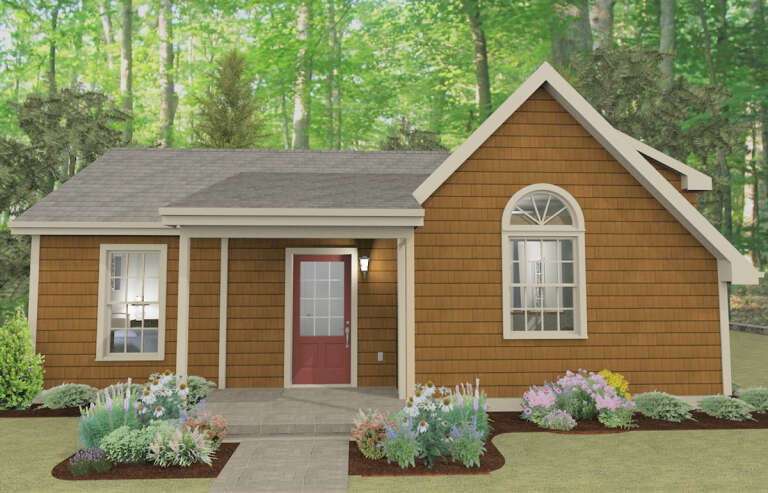 House Plan House Plan #24649 Front Elevation 