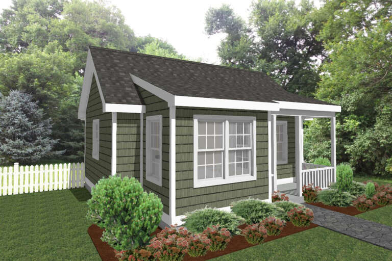 Cottage House Plan #1502-00018 Elevation Photo