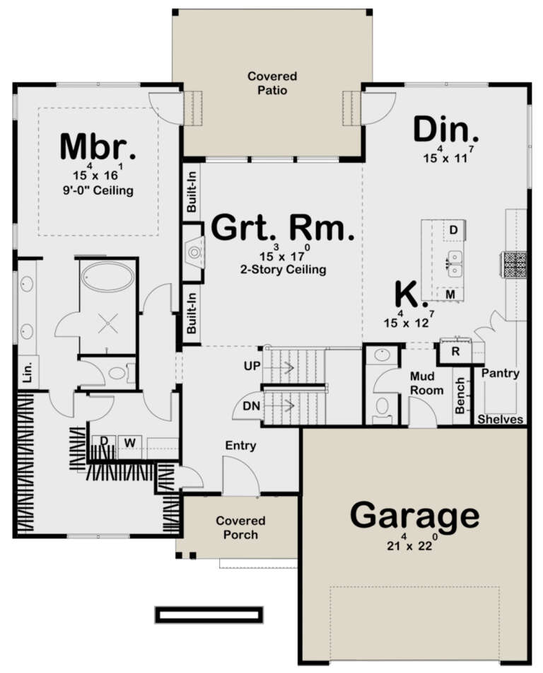 House Plan House Plan #24652 Drawing 1