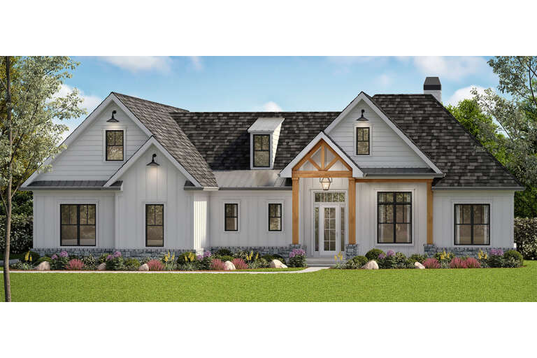 House Plan House Plan #24653 Front Elevation 