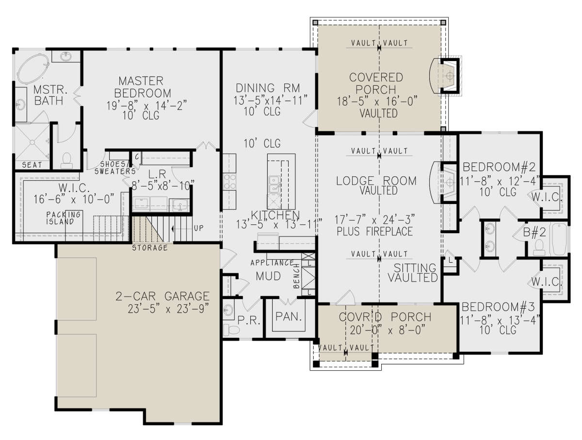 Main Floor for House Plan #699-00270
