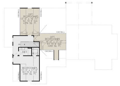 Second Floor for House Plan #699-00270