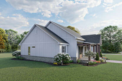 Modern Farmhouse House Plan #041-00228 Elevation Photo