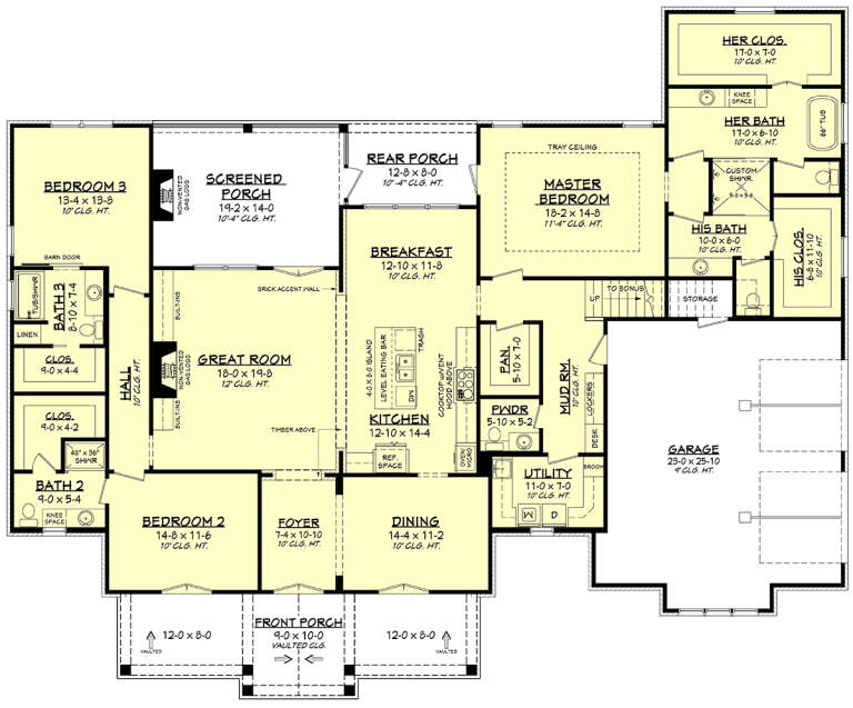 House Plan House Plan #24654 Drawing 1