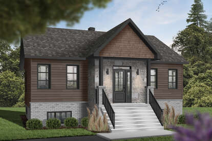 Cottage House Plan #034-01273 Elevation Photo