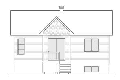 Cottage House Plan #034-01273 Elevation Photo