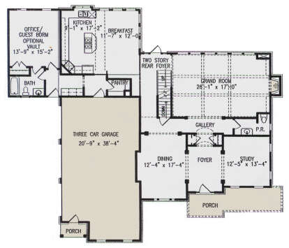 Main Floor for House Plan #699-00271