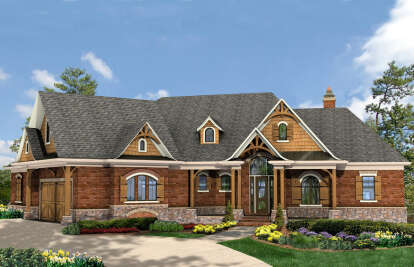 3 Bed, 3 Bath, 2714 Square Foot House Plan - #699-00273