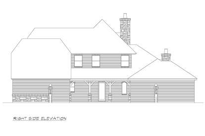 French Country House Plan #5445-00393 Elevation Photo