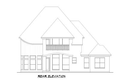French Country House Plan #5445-00395 Elevation Photo