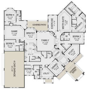Main Floor for House Plan #5445-00397