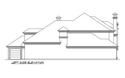 Mediterranean House Plan #5445-00400 Elevation Photo