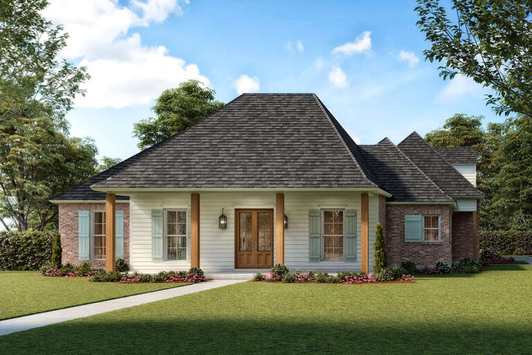 House Plan House Plan #24674 Front Elevation 