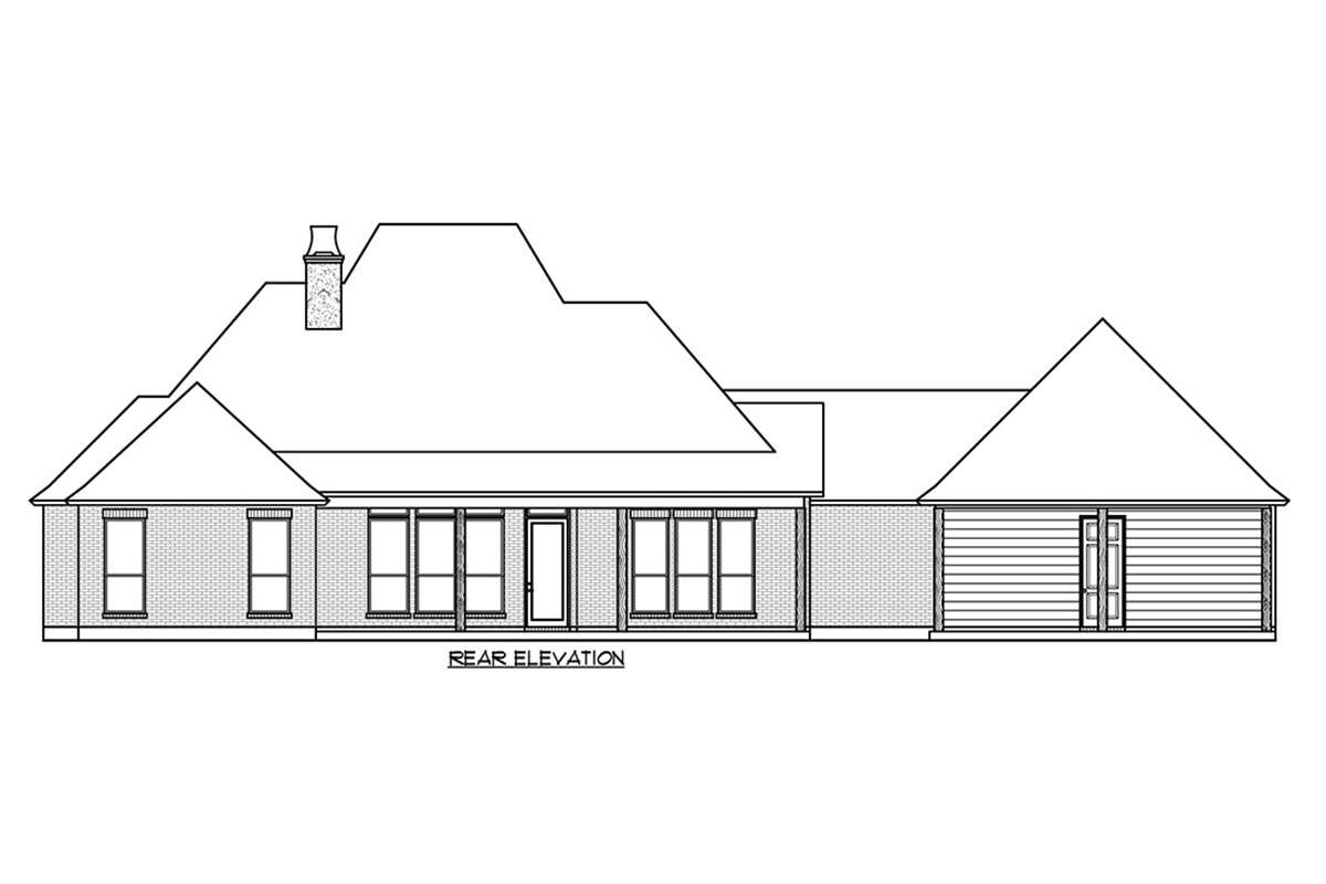 French Country House Plan #4534-00033 Elevation Photo