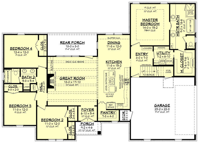 House Plan House Plan #24677 Drawing 1