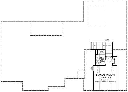 Bonus Room for House Plan #041-00229