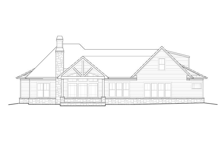 Modern Farmhouse House Plan #699-00274 Elevation Photo