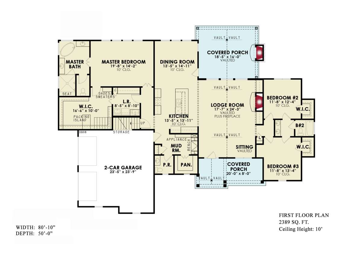 Main Floor for House Plan #699-00274