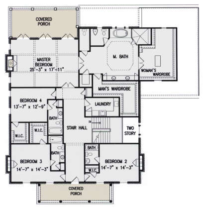 Second Floor for House Plan #699-00275