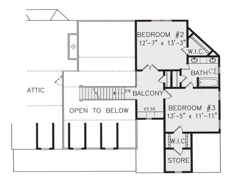 House Plan House Plan #24680 Drawing 2