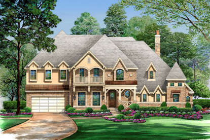4 Bed, 4 Bath, 4463 Square Foot House Plan - #5445-00402