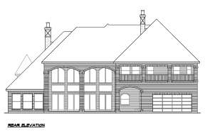 French Country House Plan #5445-00402 Elevation Photo
